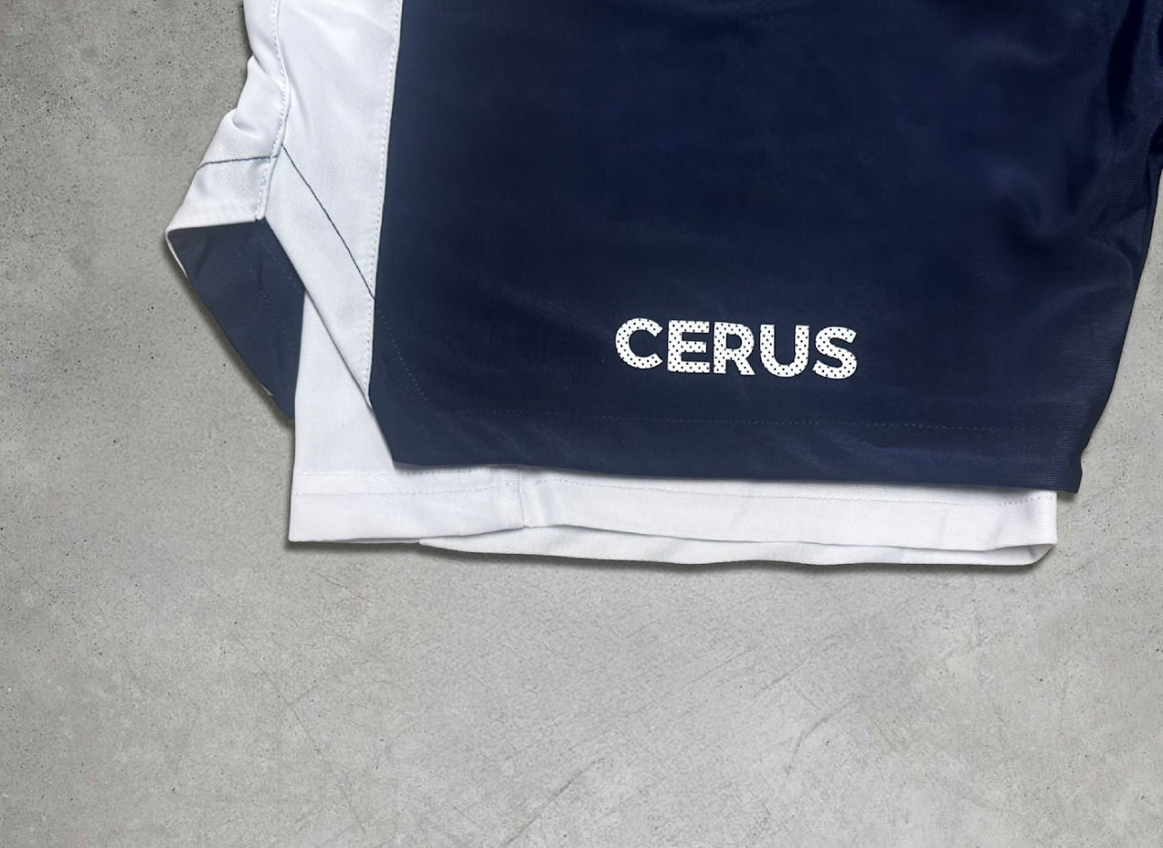 Cerus Navy Vita 2-in-1 Running Shorts for Men - Quick-Dry Athletic Workout Shorts with Built-in Liner - Perfect for Gym, Jogging & Outdoor Sports