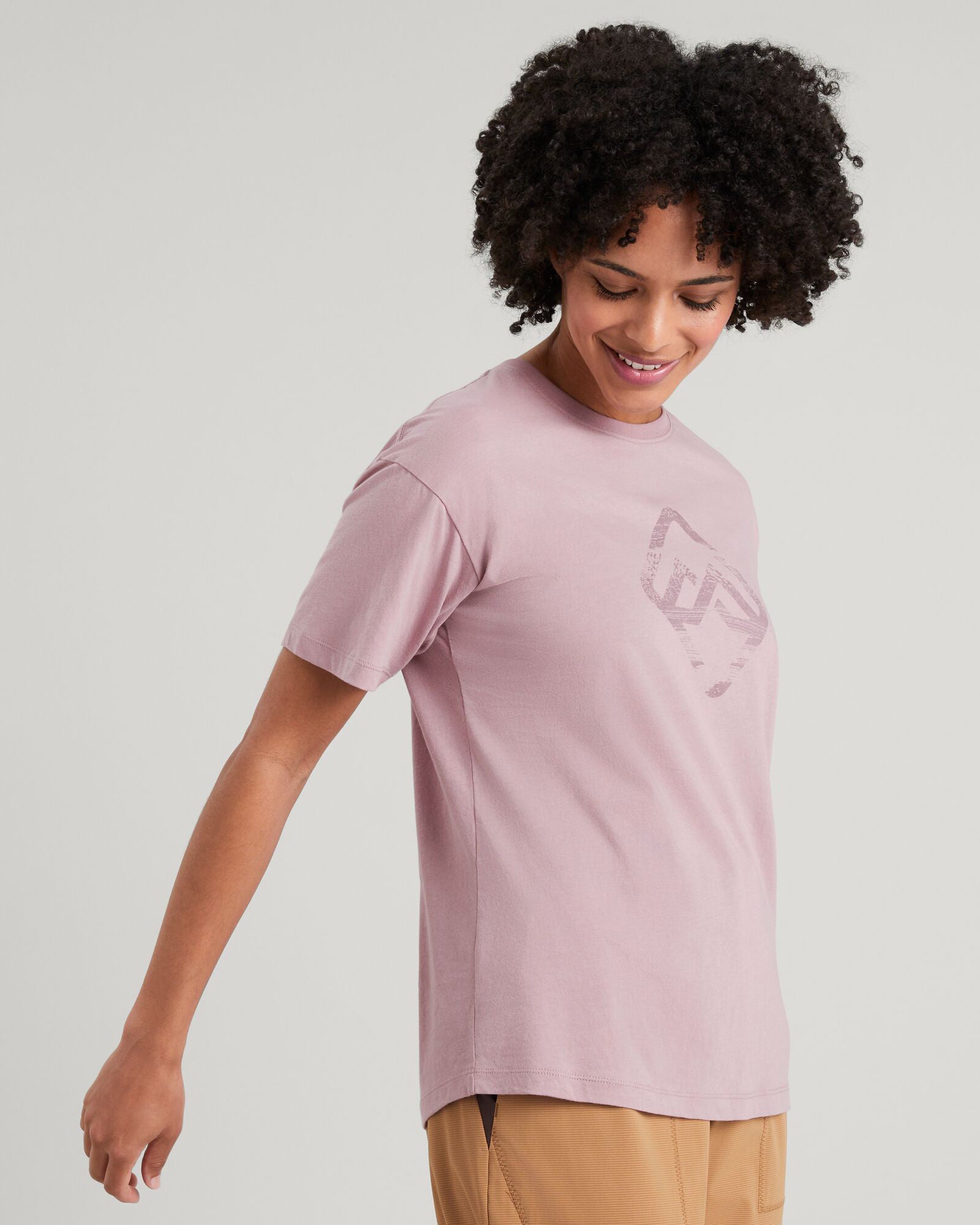 Geo Glitch Icon Women's Graphic T-Shirt - Stylish Thistle Print Casual Tee for Everyday Wear, Street Fashion & Trendy Outfits