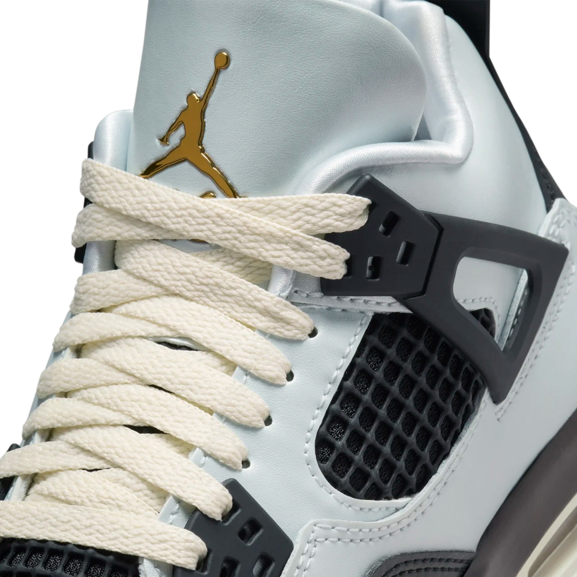 Air Jordan 4 Retro 'Platinum Gold' GS Sneakers (2024) - Women's Basketball Shoes for Casual Wear & Street Style Fashion