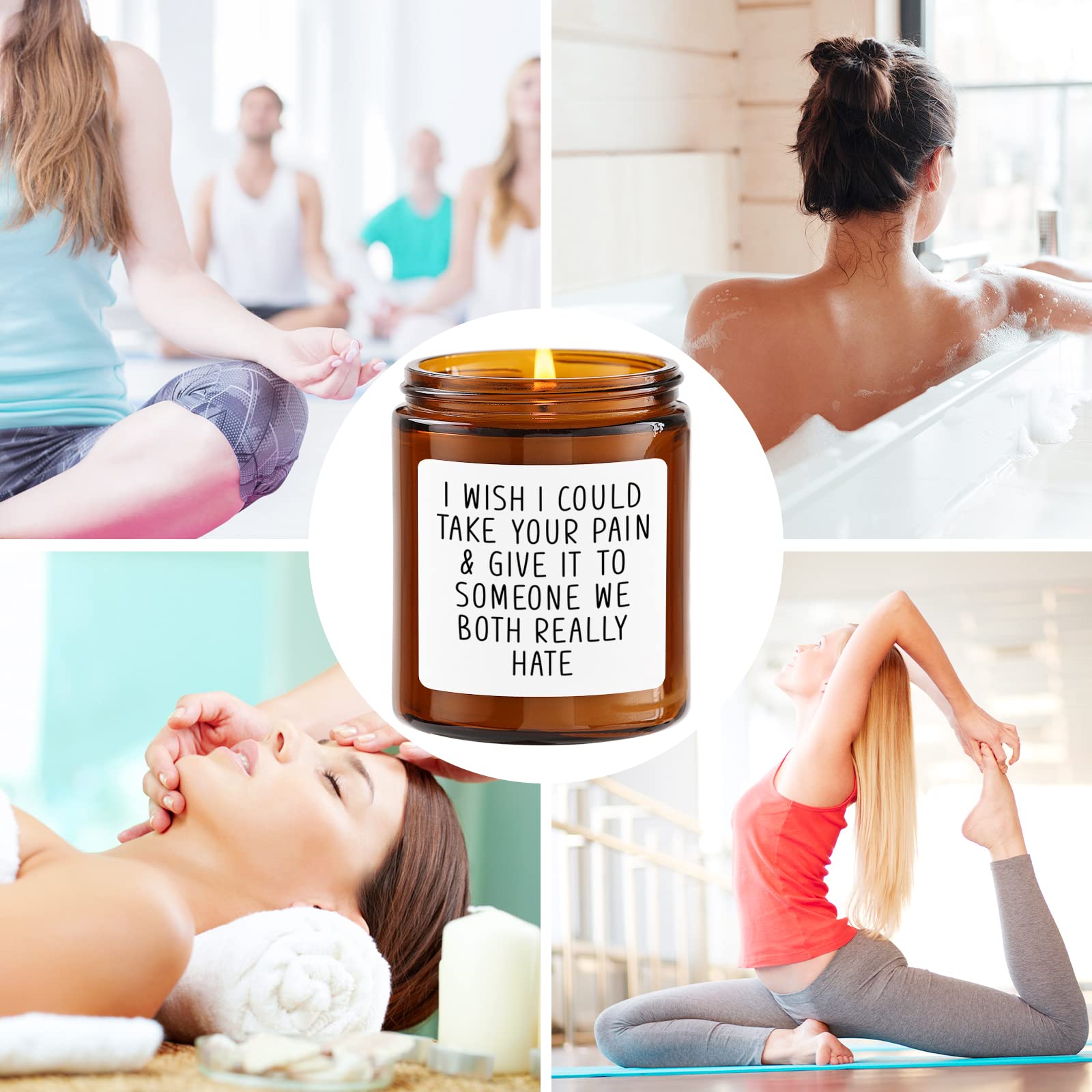 Get Well Soon Gifts for Women & Men - Thoughtful Sympathy Candles for Recovery After Surgery, Illness, or Loss - Inspirational Gifts for Cancer Patients, Grieving, Condolence, Divorce & Miscarriage - Perfect for Hospital Visits, Home Comfort & Emotional Support