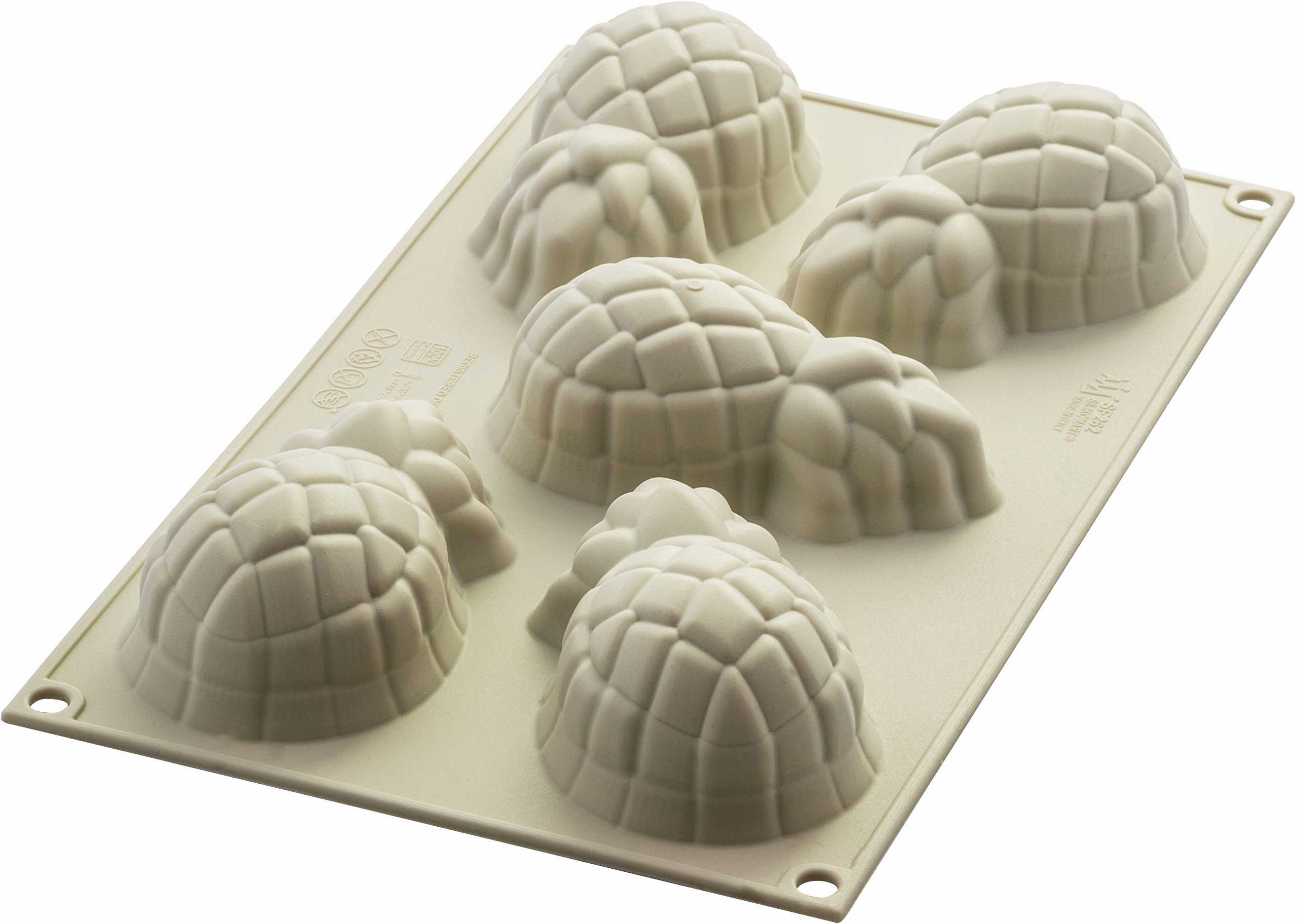 Silikomart Mini Pineapple Silicone Mold - 3D Textured Flexible Baking Tray for 5 Pineapple-Shaped Desserts | Oven, Microwave, Freezer & Dishwasher Safe | Perfect for Cakes, Chocolates, Ice Cubes & DIY Treats | Made in Italy