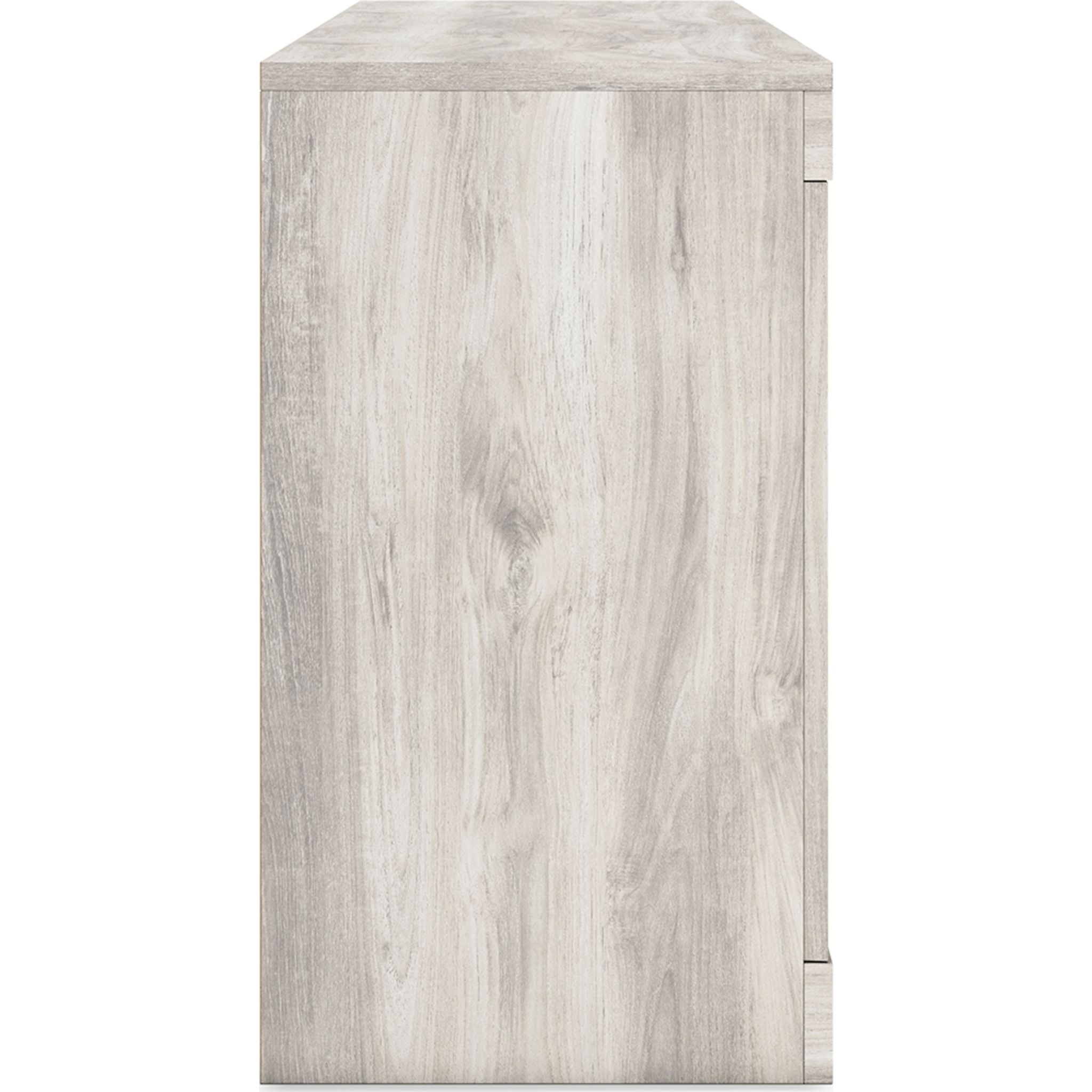 Bellaby TV Stand - Whitewash Finish, Modern Entertainment Center for Living Room, Bedroom & Home Theater Setup