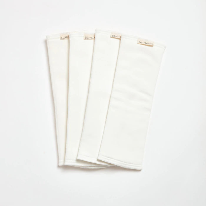 EcoNaps Bamboo Cloth Diaper Tri-Fold Night Booster Kit - Ultra Absorbent, Eco-Friendly Reusable Nappies for Babies - Perfect for Overnight Use and Heavy Wetters