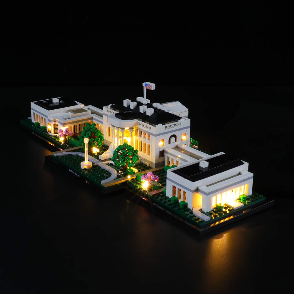 GEAMENT LED Lighting Kit for The White House - Compatible with Lego Architecture 21054 Building Set (Bricks Not Included) | Perfect for Model Display, Home Decor & Gift Giving