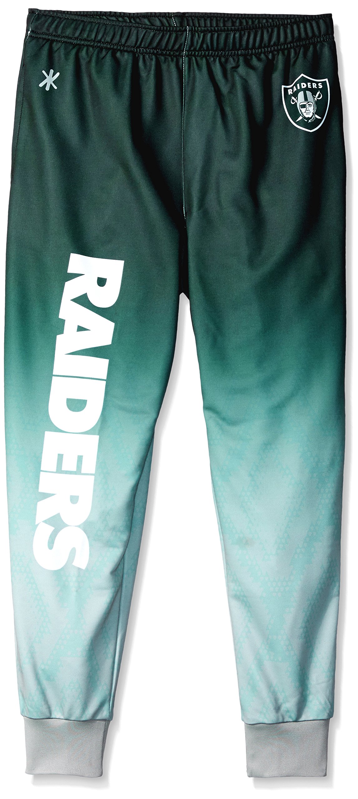 FOCO NFL Team Logo Gradient Jogger Pants for Men - Breathable Polyester Workout Pants with Elastic Waist - Perfect for Football Games, Gym Training & Casual Wear
