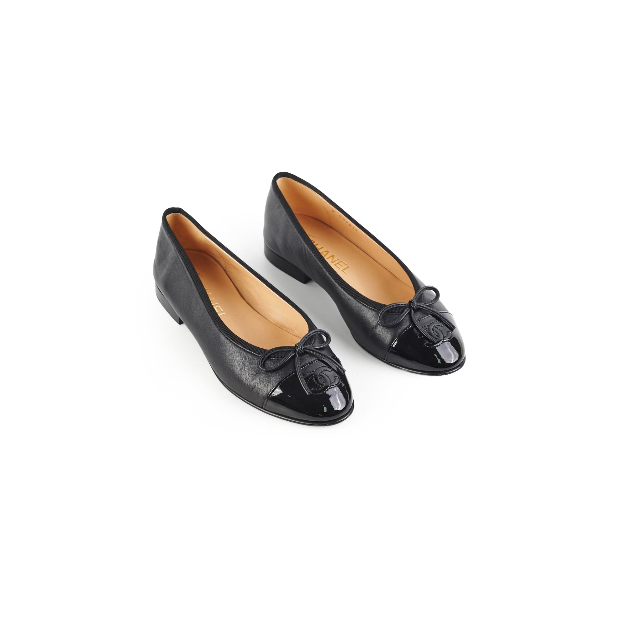 Chanel Black Ballet Flats for Women Size 36 - Classic Comfortable Shoes for Office, Party & Daily Wear