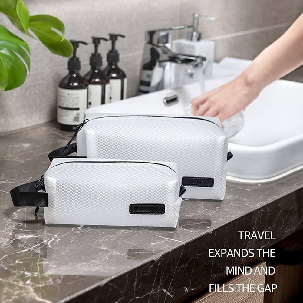 Waterproof Travel Toiletry Bag with Neodymium Magnets - Portable Cosmetic Organizer for Bathroom, Gym, Camping & Airplane Carry-On