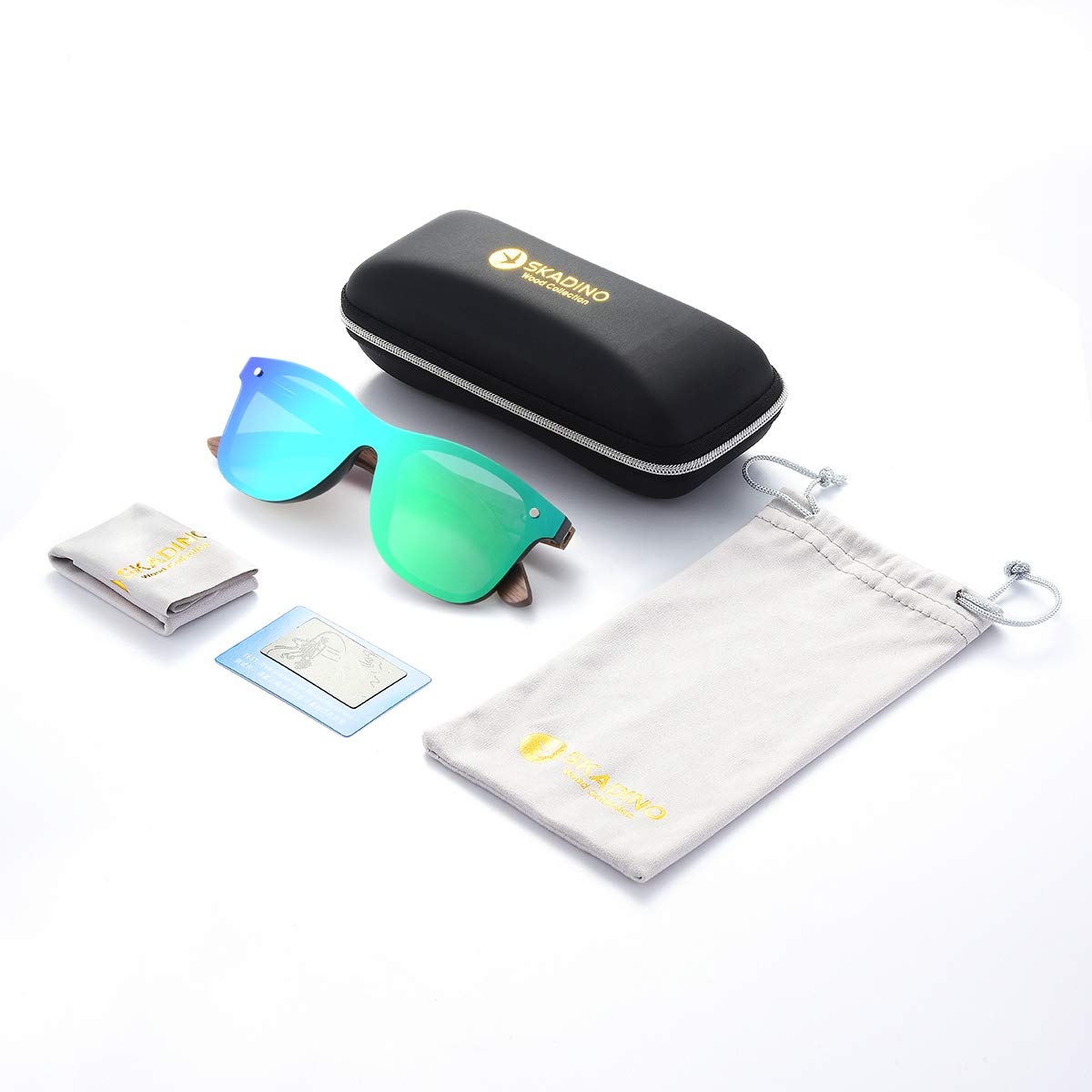 Polarized Wood Sunglasses for Men & Women - UV Protection, Lightweight & Stylish - Perfect for Driving, Outdoor Sports & Fashion Accessories