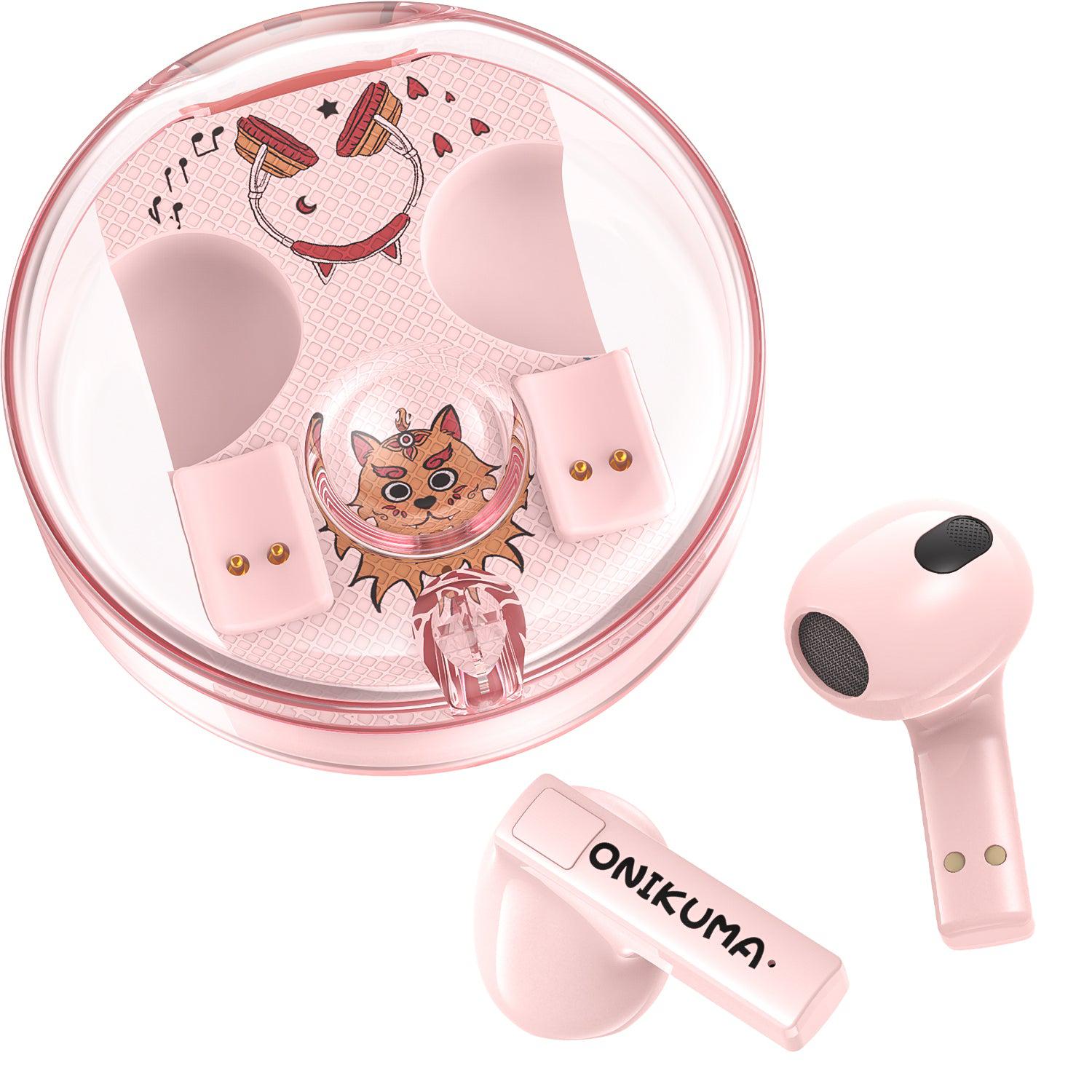 ONIKUMA T301 TWS Wireless Bluetooth 5.3 Gaming Earbuds with Mic - Touch Control, Noise Cancelling, Comfortable Fit for Sports, Workouts, and Mobile Gaming