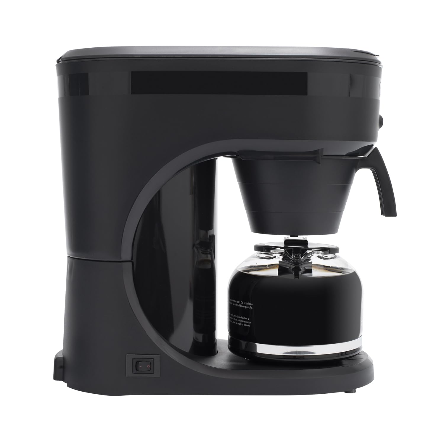 SBS Speed Brew Select 10 Cup Coffee Maker - Fast Brewing Programmable Drip Coffee Machine with Permanent Filter, Black - Perfect for Home, Office, and Breakfast Use