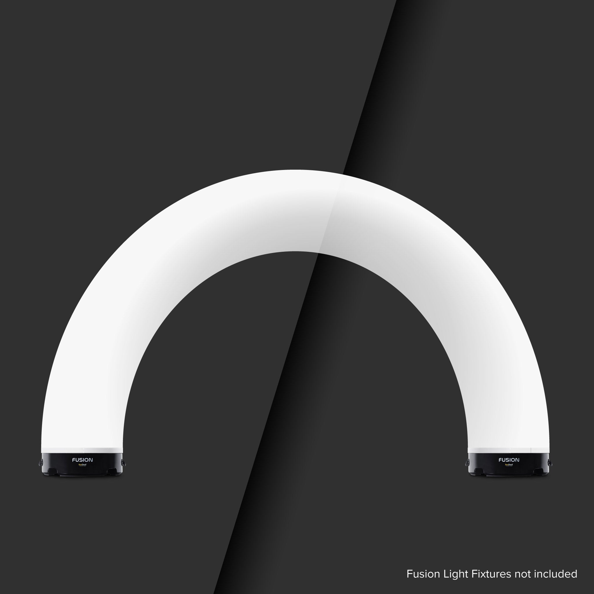 Full Arch Fusion Diffuser for 31 Fusion Light Fixture - Premium Ceiling Light Accessory for Modern Home & Office Decor