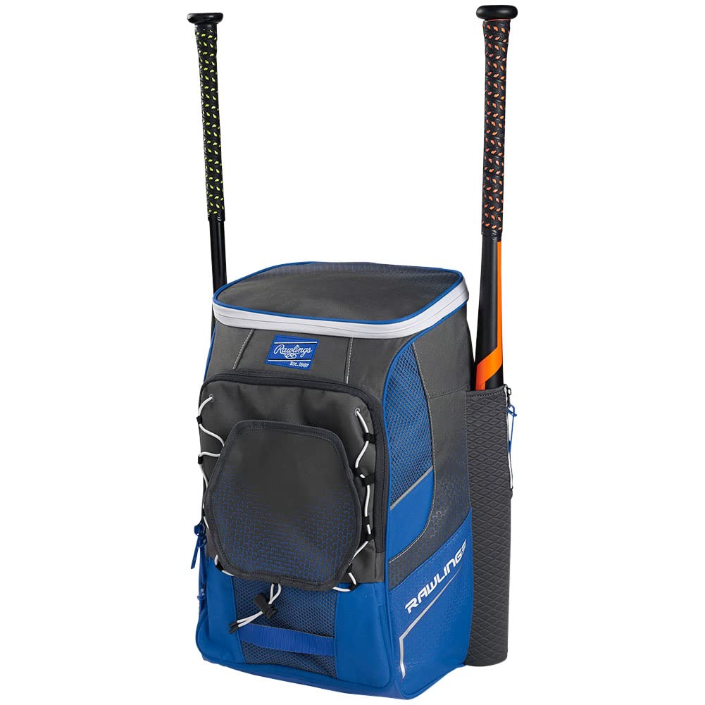 Rawlings IMPULSE Backpack Equipment Bag for Baseball & Softball - Durable Sports Gear with Multiple Style Options | Perfect for Games, Practice & Travel