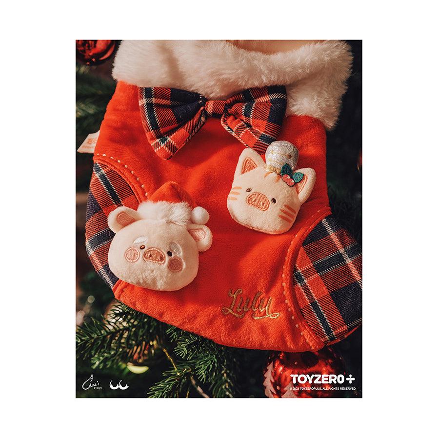 TOYZEROPLUS LuLu the Piggy Christmas Sock Charms - Cute Pig Ornaments for Stocking Stuffers, Holiday Decor & Gift Giving - Perfect for Xmas Tree Decorations, Party Favors & Festive Home Decor