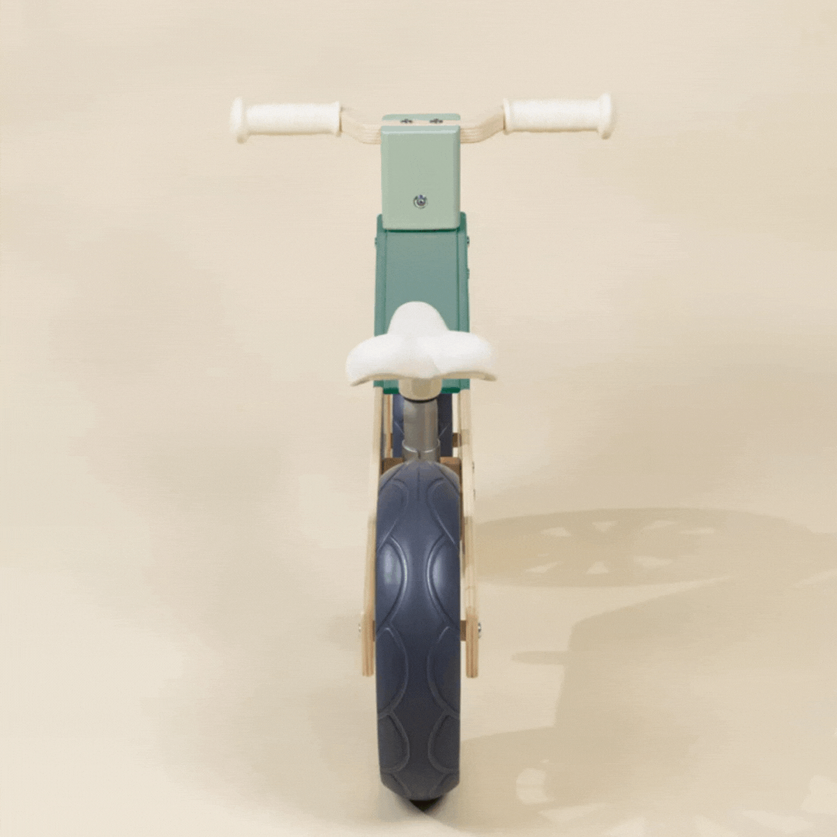 Best Kids Wooden Balance Bike for Toddlers - Seafoam Green Color | Perfect for Learning to Ride, Outdoor Play & Early Childhood Development