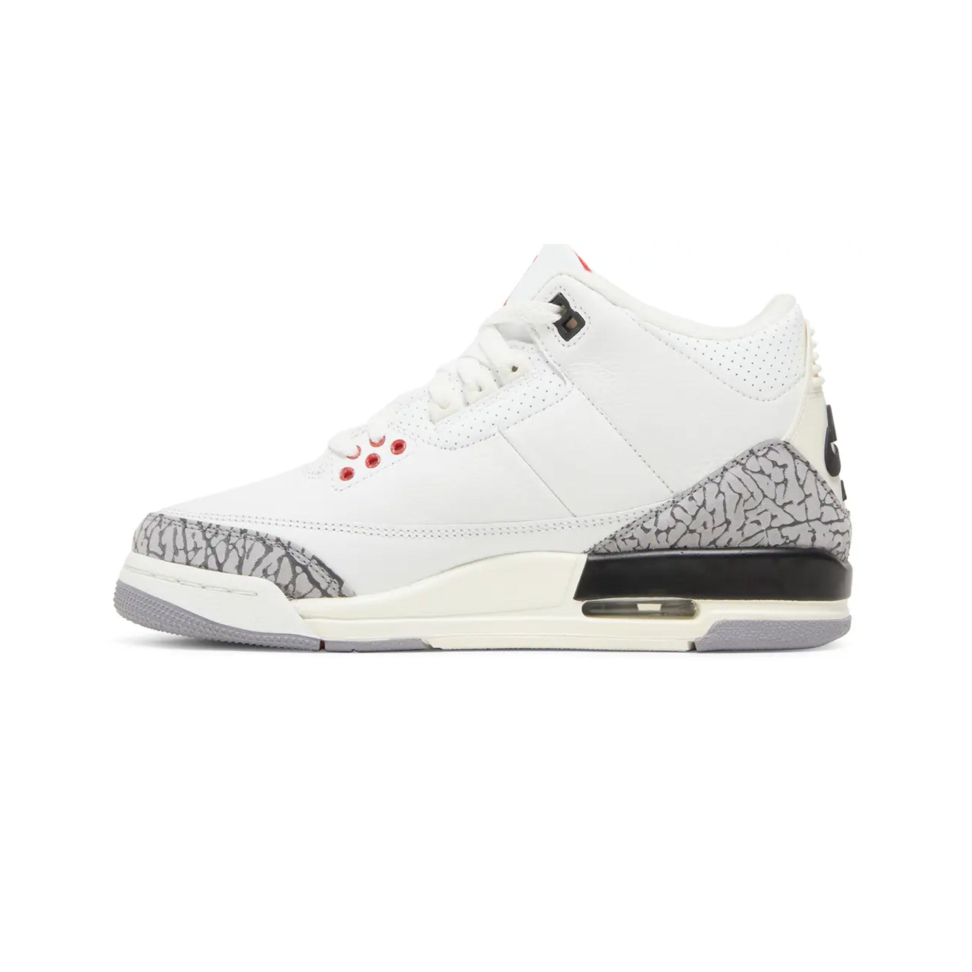 Air Jordan 3 Retro 'White Cement Reimagined' GS Sneakers (2023) - Men's Basketball Shoes for Casual Wear & Street Style