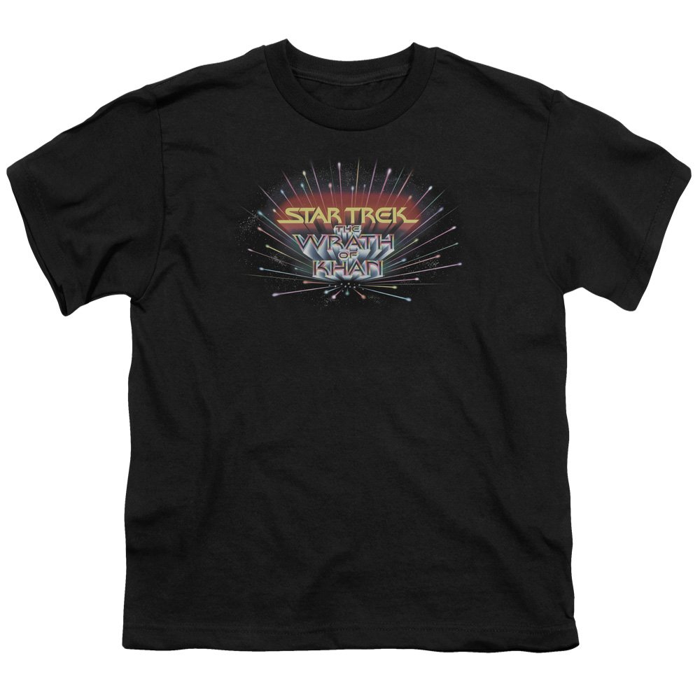 Star Trek Khan Logo Unisex Youth T-Shirt for Boys & Girls | Sci-Fi Fan Apparel | Cosplay, Conventions & Everyday Wear