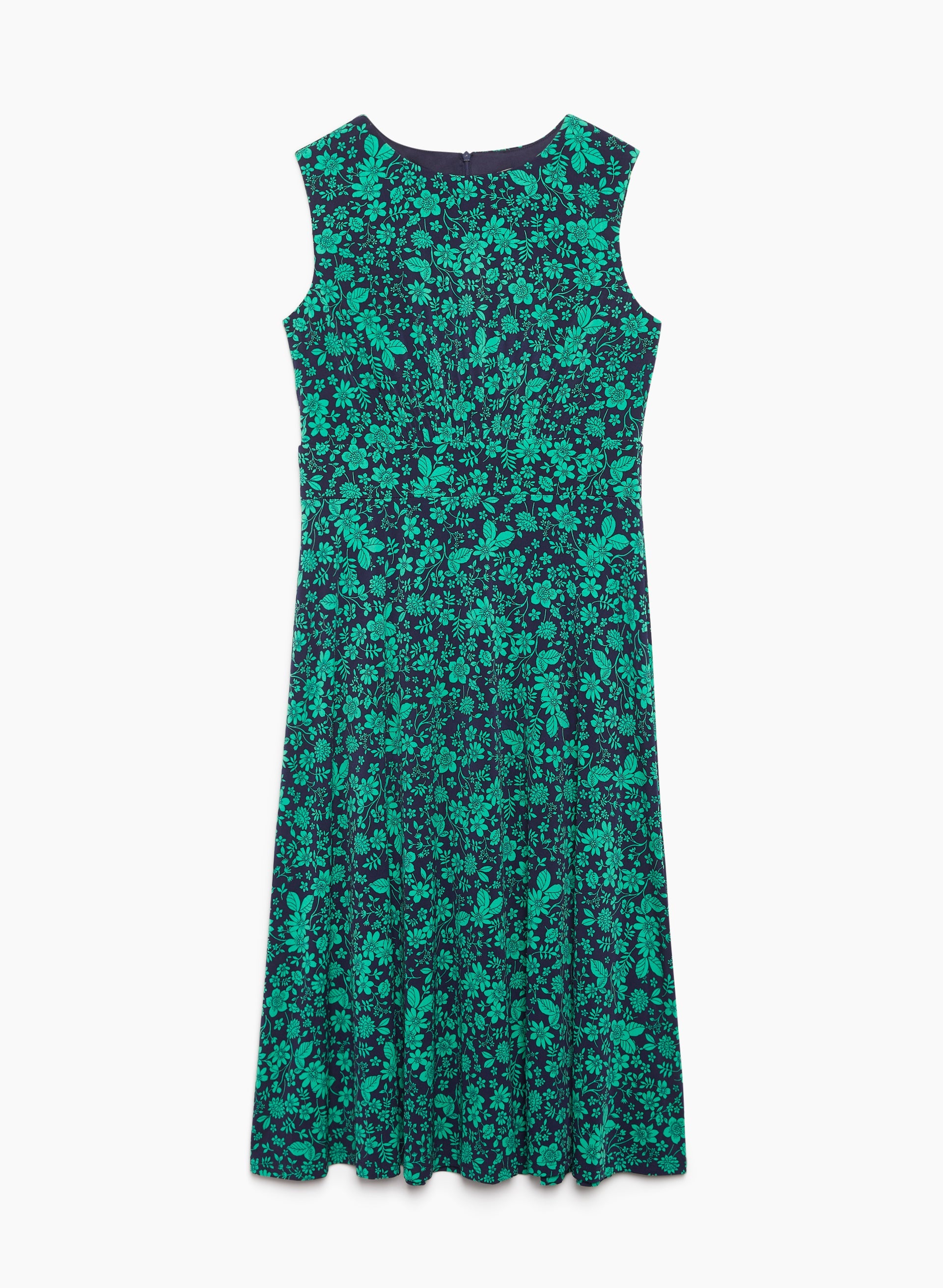 Floral Print Midi Dress for Women - Summer Boho Flowy Dress with Pockets - Perfect for Beach, Vacation & Date Night