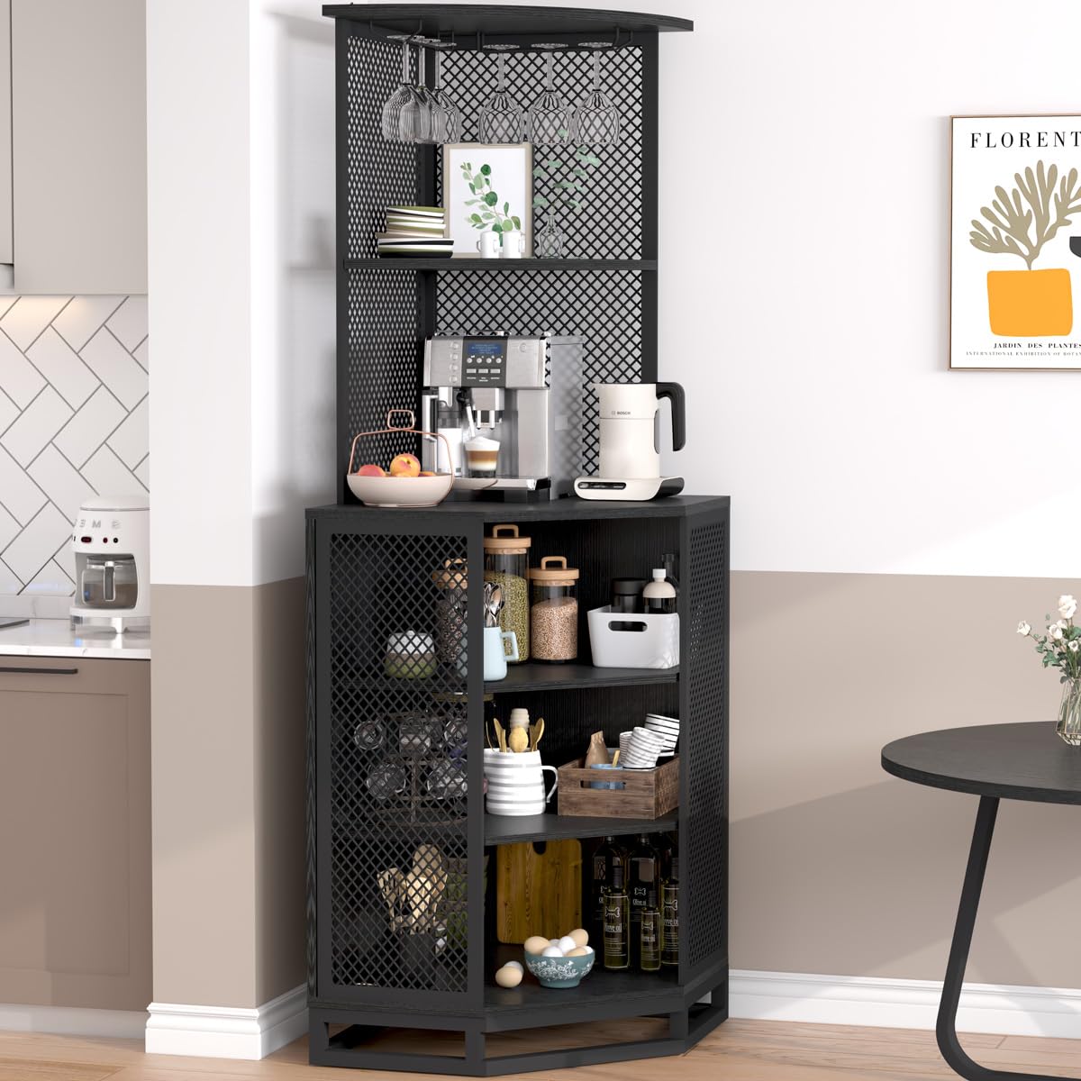 IBF 5-Tier Industrial Corner Bar Cabinet - 71