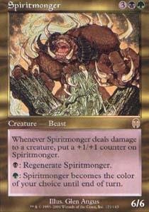 Magic: The Gathering - Spiritmonger Card from Apocalypse Set | Collectible Trading Card Game for MTG Players & Enthusiasts | Perfect for Deck Building & Competitive Play