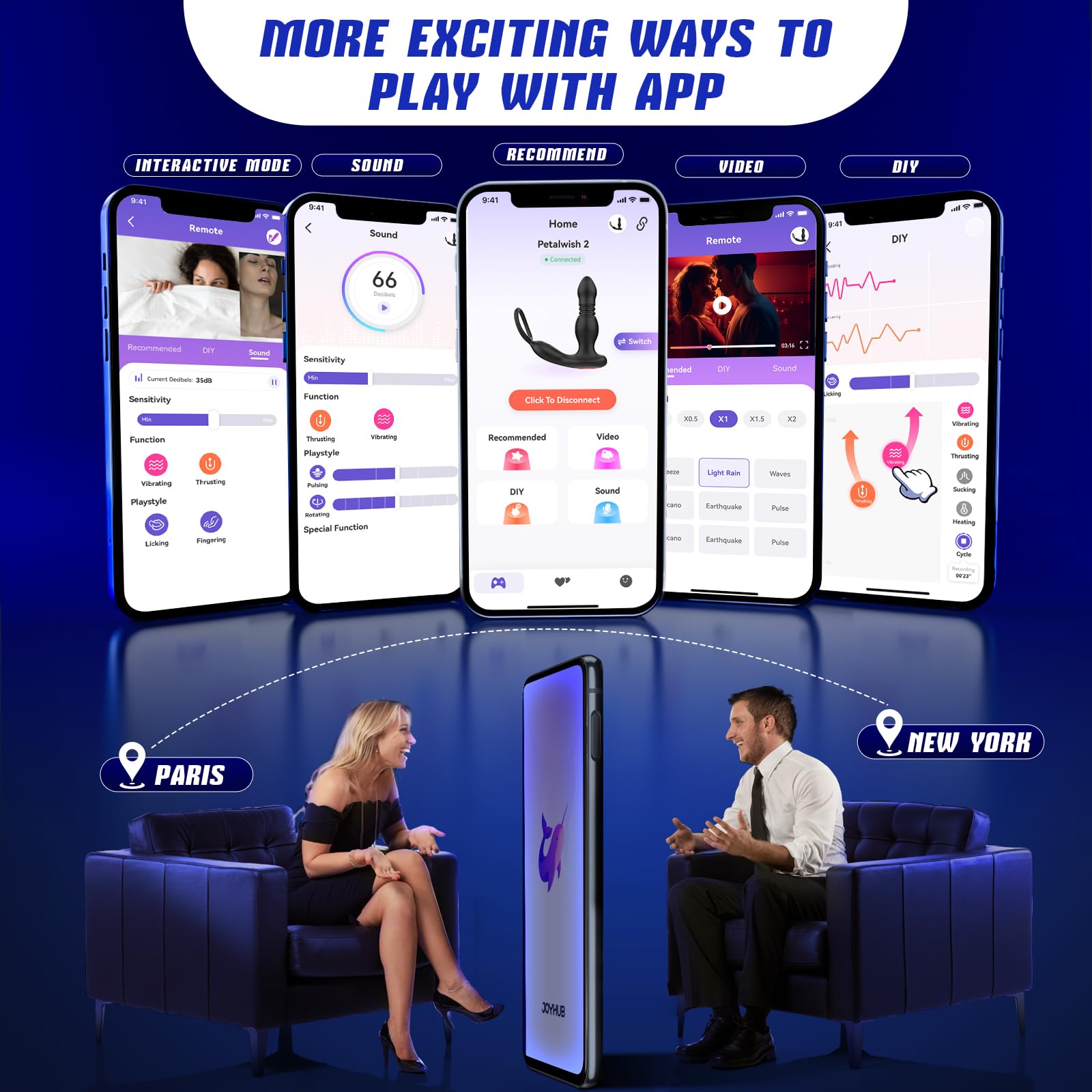 BEISAR Prostate Massager for Men - 7 Vibration Modes Anal Plug with Remote Control & Cock Ring - P-Spot Stimulator, Enema Toy for Couples & Solo Play - Perfect for Sensual Massage, Intimate Play and Wellness Therapy