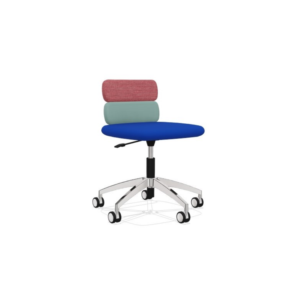 Cluster CL7 D Universal Chair - Ergonomic Office Chair for Home & Work, Adjustable Height & Lumbar Support - Perfect for Desk, Gaming & Study Use