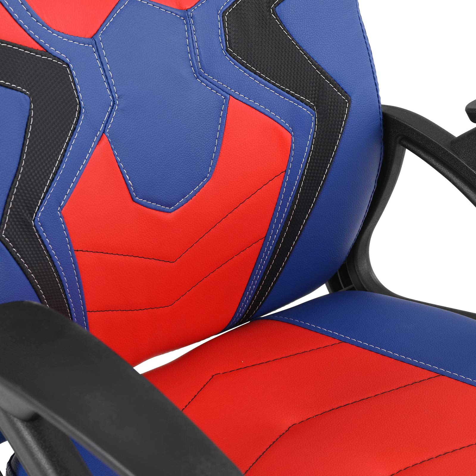 Modern-Depo Ergonomic Gaming Chair for Teens & Students - High Back Racing Style Computer Chair with Adjustable Height, Swivel Base & Lumbar Support - Perfect for Gaming, Studying & Office Work (Blue)