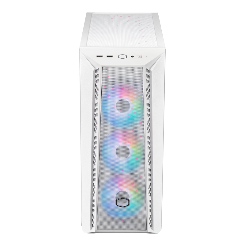 Cooler Master MB520 WGNN S02 CM MasterBox 520 Mesh ATX Mid-Tower PC Case - Sakura Pink Edition for Gaming & Workstation Builds, High Airflow Design with Tempered Glass Side Panel