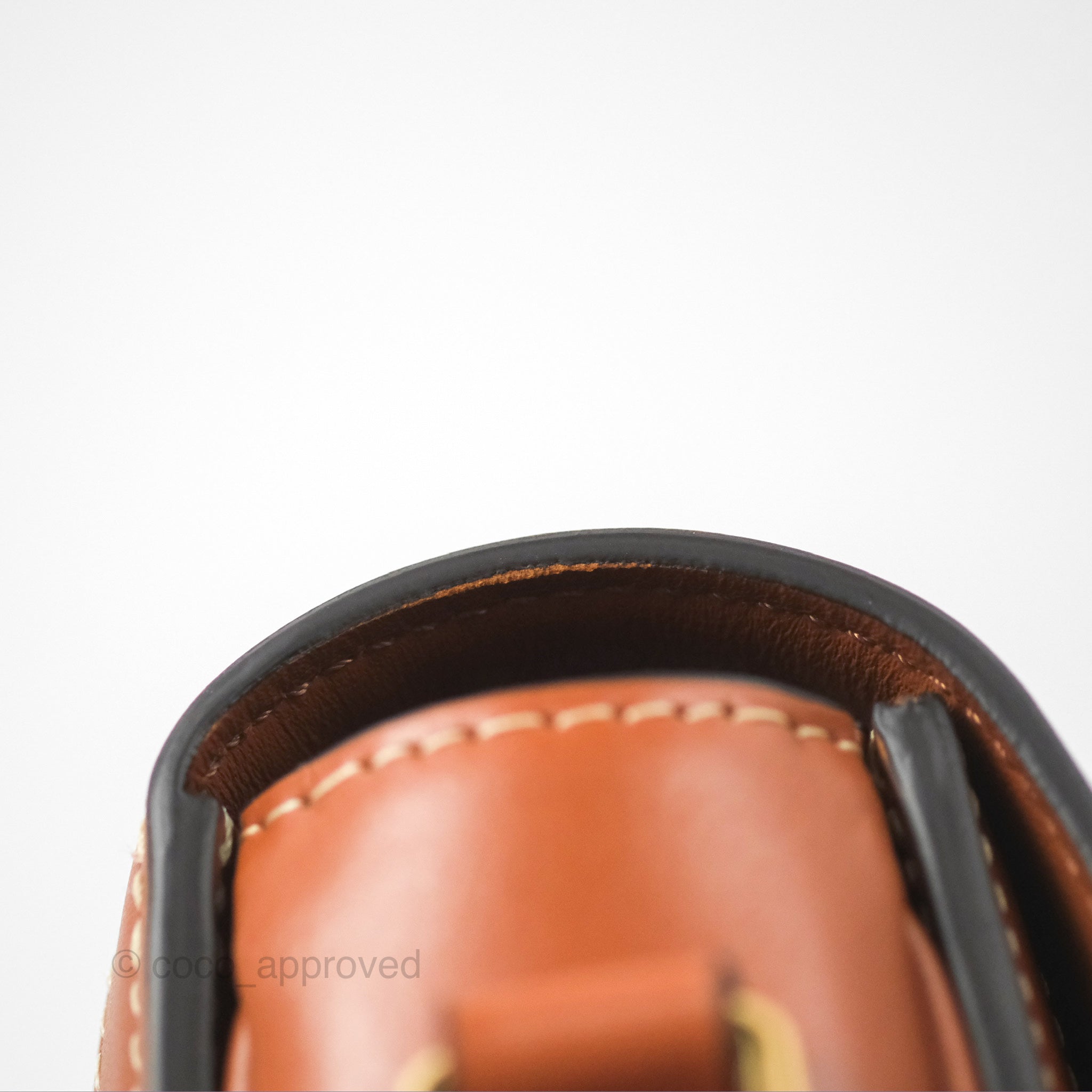 Celine Teen Triomphe Bag in Triomphe Canvas & Grege Calfskin Leather - Luxury Crossbody Purse for Women, Perfect for Date Night & Special Occasions