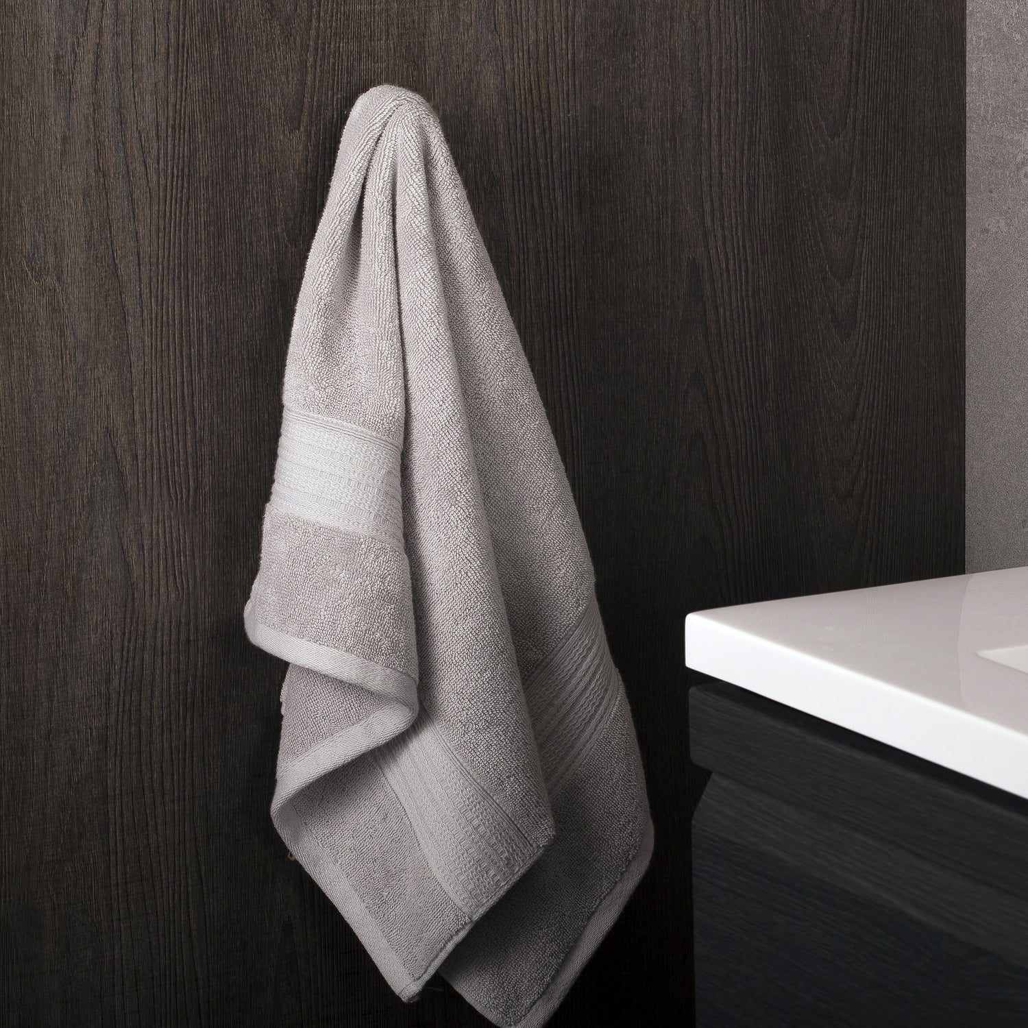 COSMIC Logic Towel Hook - Stainless Steel Wall Mount Bathroom Hook with Chrome Finish, 5/8 x 5/8 x 2.5 Inches (2260321) - Perfect for Bathrooms, Kitchens, and Entryways