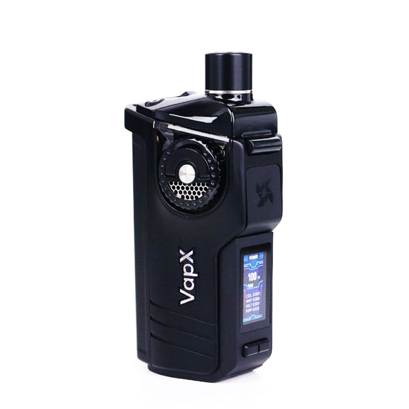 VapX Geyser 100W Pod Mod Kit - Rechargeable Vape Device with Adjustable Wattage for Smooth Vaping Experience | Perfect for Travel & Cloud Chasing