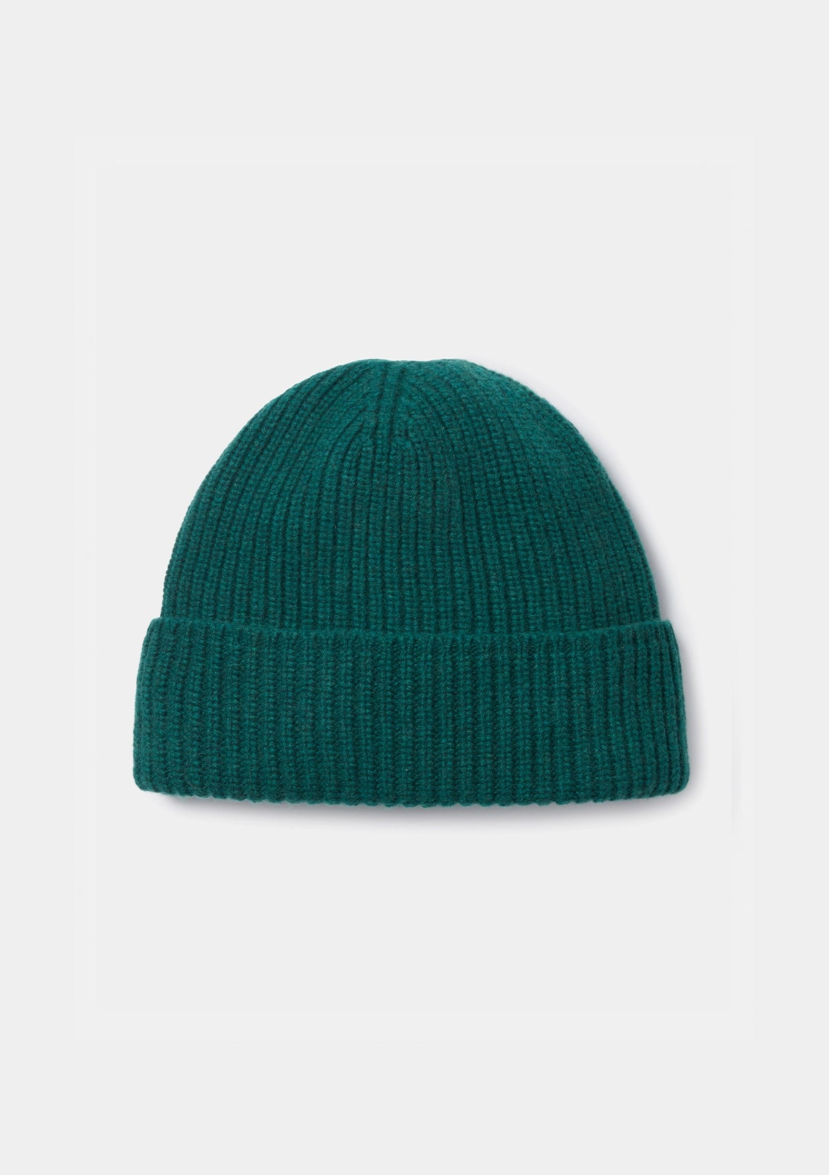 Luxury Green Cashmere Beanie for Women & Men - Soft Winter Hat for Cold Weather - Perfect for Skiing, Hiking & Outdoor Activities