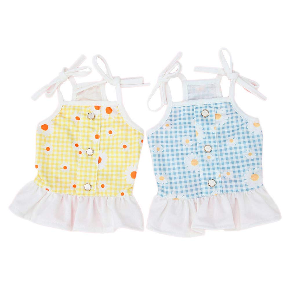 Summer Dog Dresses for Small Dogs - Soft & Breathable Pet Clothes, Cute Puppy Costume for Weddings & Parties | Perfect for Outdoor Events, Photo Shoots & Special Occasions