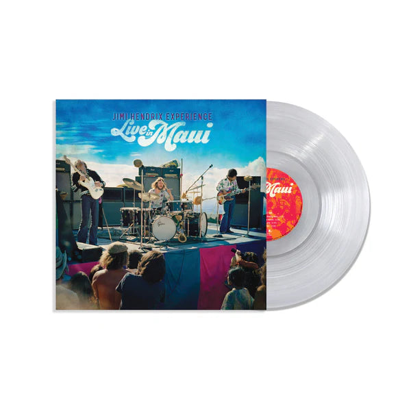 Jimi Hendrix Experience Live in Maui Clear Vinyl LP - Limited Edition Collectible Record for Music Lovers & Vinyl Enthusiasts - Perfect for Home Listening, Gifts & Music Collections