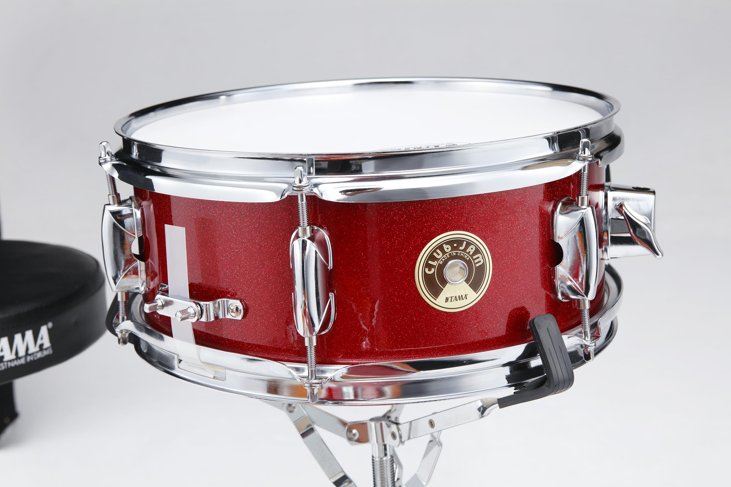 Tama Club-JAM Mini 2-Piece Drum Shell Pack - Candy Apple Mist Finish | Compact Drum Kit for Small Spaces, Practice, and Travel | Perfect for Home Studios, Apartment Drumming, and Portable Performances