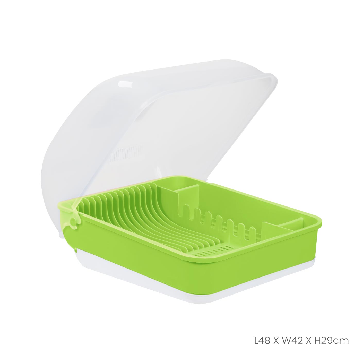 APOLLO Stainless Steel Dish Drainer (4809) - Space Saving Kitchen Organizer for Countertop Drying Rack | Perfect for Small Kitchens, Apartments & RVs