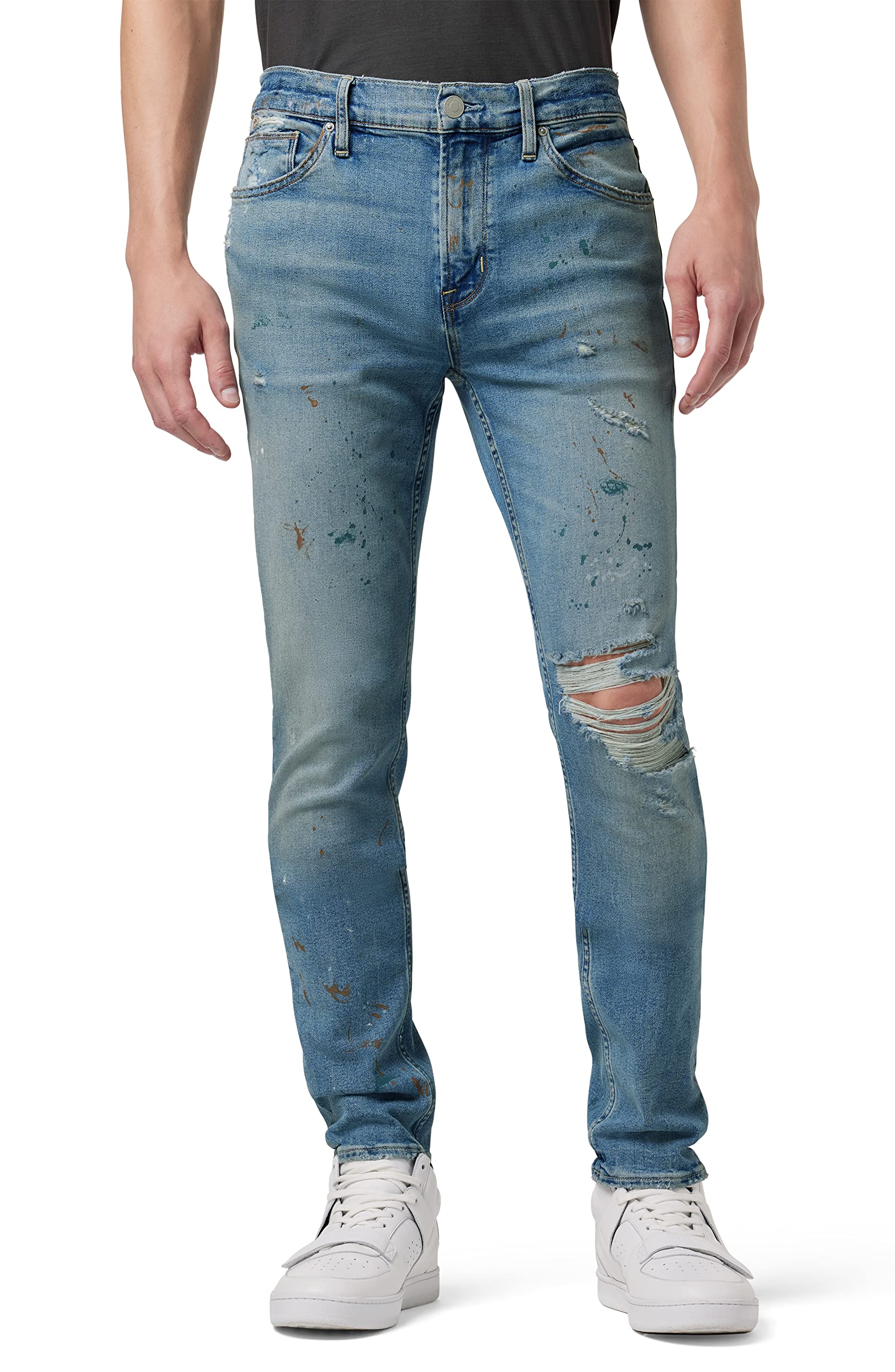 Hudson Men's Axl Slim Fit Stretch Denim Jeans - Comfortable & Stylish for Casual Wear, Work & Everyday Outfits