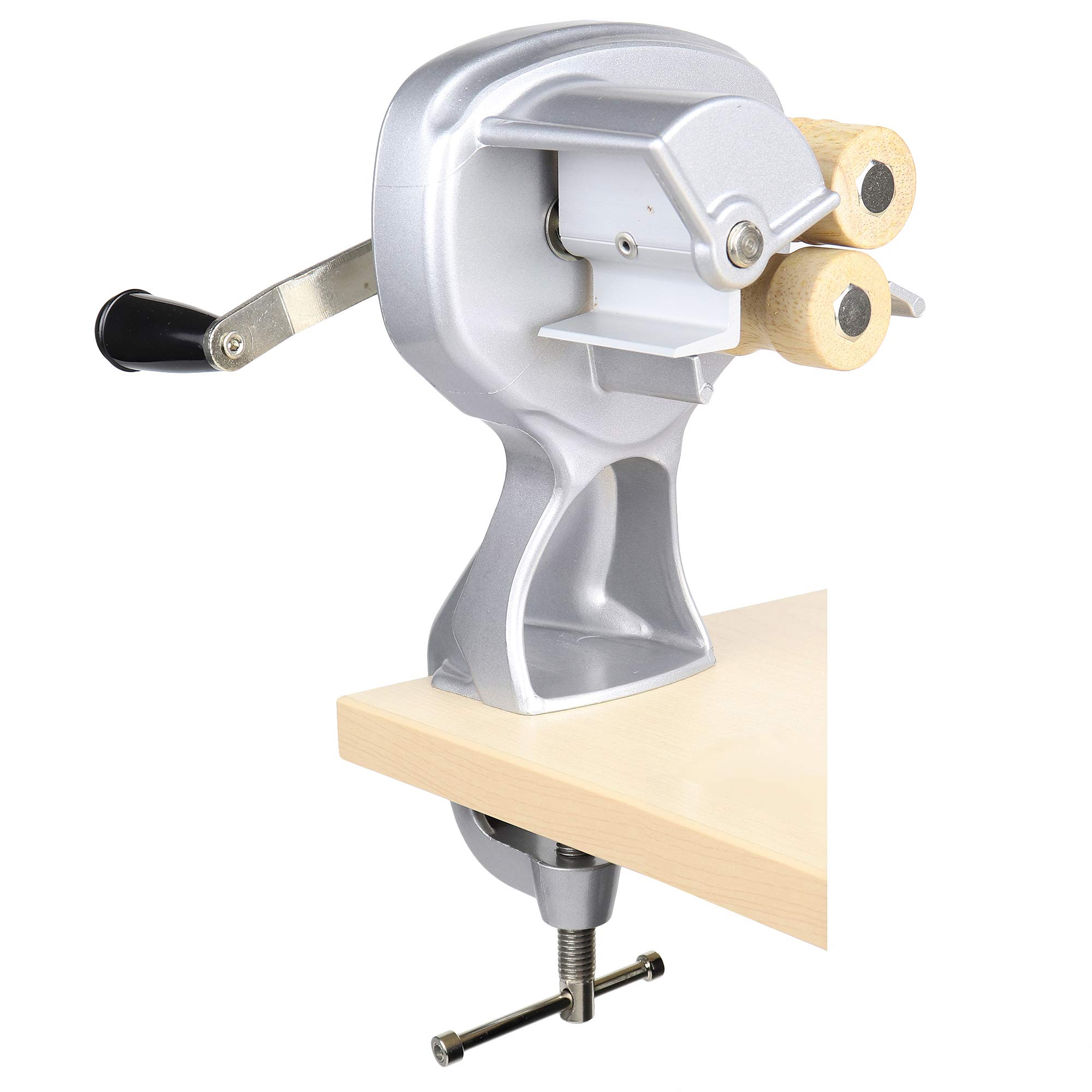 Nonstick Cavatelli Pasta Maker with Wooden Rollers - Handmade Italian Pasta Tool for Home Cooking & Restaurant Use