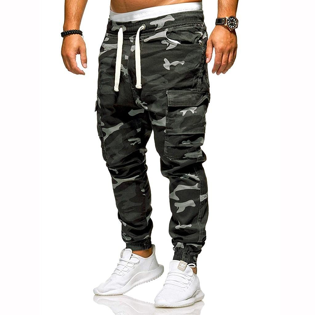 UMIYI Men's Cargo Pants - Relaxed Fit Outdoor Work Pants, Lightweight Loose Fit Tactical Pants for Hiking, Work & Casual Wear | Durable Workwear for Men