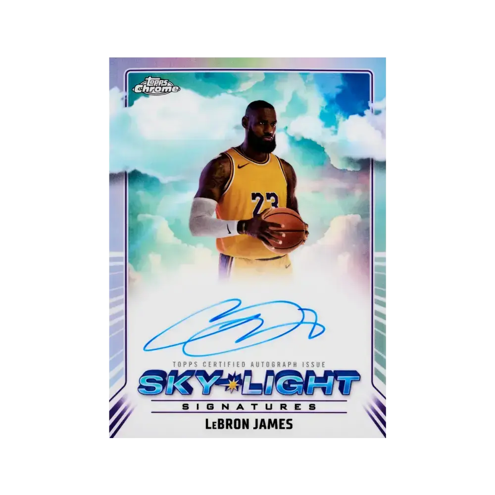 2024 Topps Chrome Basketball Hobby Box - 25 Premium Trading Cards for NBA Collectors | Perfect for Sports Memorabilia Collections, Gifts, and Investment