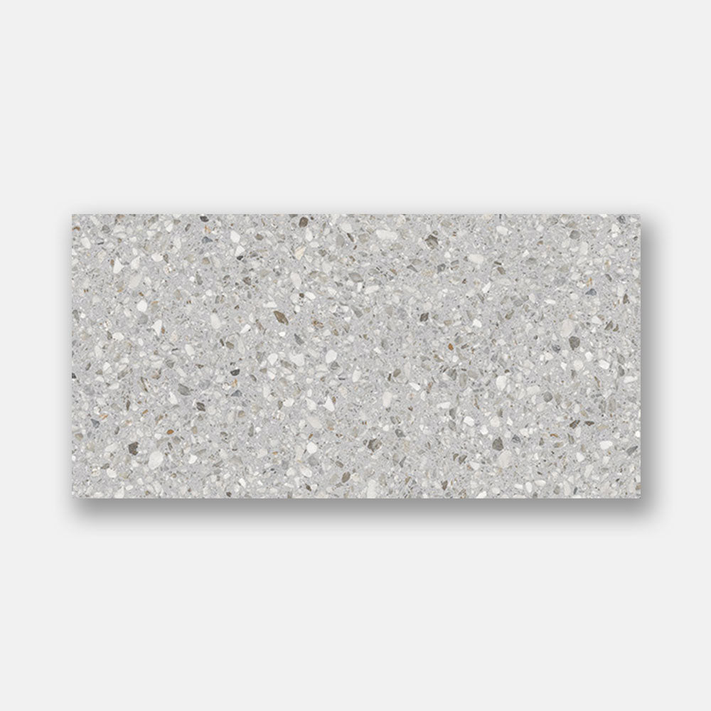 Premium 300x600mm Matt Terrazzo Porcelain Tile for Flooring & Walls - Elegant Roma Parade Design - Perfect for Bathroom, Kitchen & Living Room Renovations