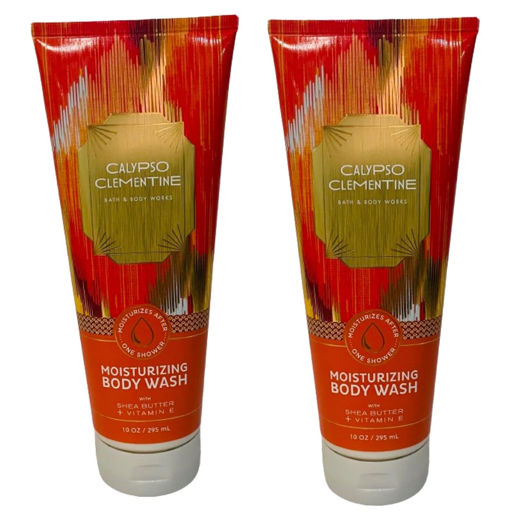 Bath & Body Works Calypso Clementine Moisturizing Body Wash - 10 oz (Pack of 2) | Hydrating Shower Gel with Citrus Scent for Soft Skin | Perfect for Daily Use, Gifts & Spa Days