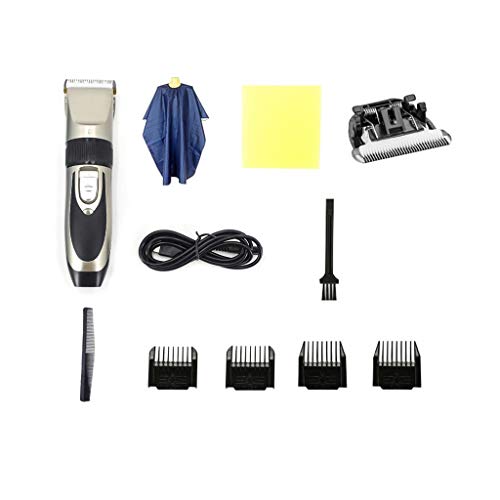 Professional USB Rechargeable Electric Hair Clipper for Men - Cordless Hair Trimmer with Adjustable Blades for Home & Barber Use - Perfect for DIY Haircuts, Beard Trimming & Grooming