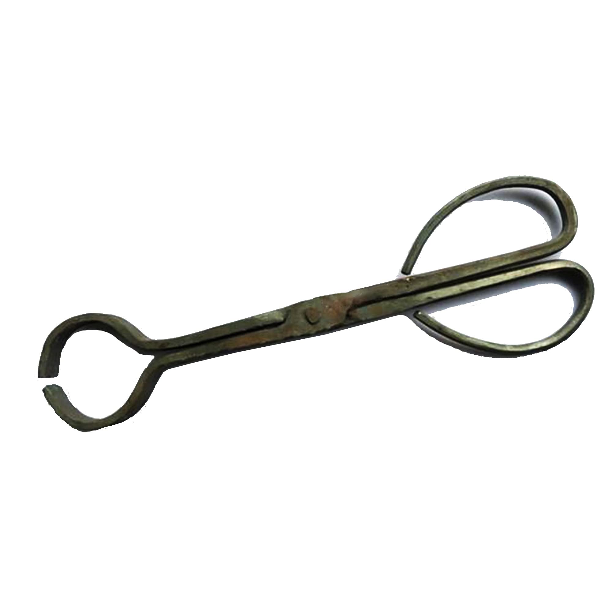 Premium Blacksmith Tongs for Knife Making - 340mm Round Nose Forging Tongs (500g) - Heavy Duty Bladesmith Tools for Anvil Work, Metal Crafting & DIY Blacksmithing Projects