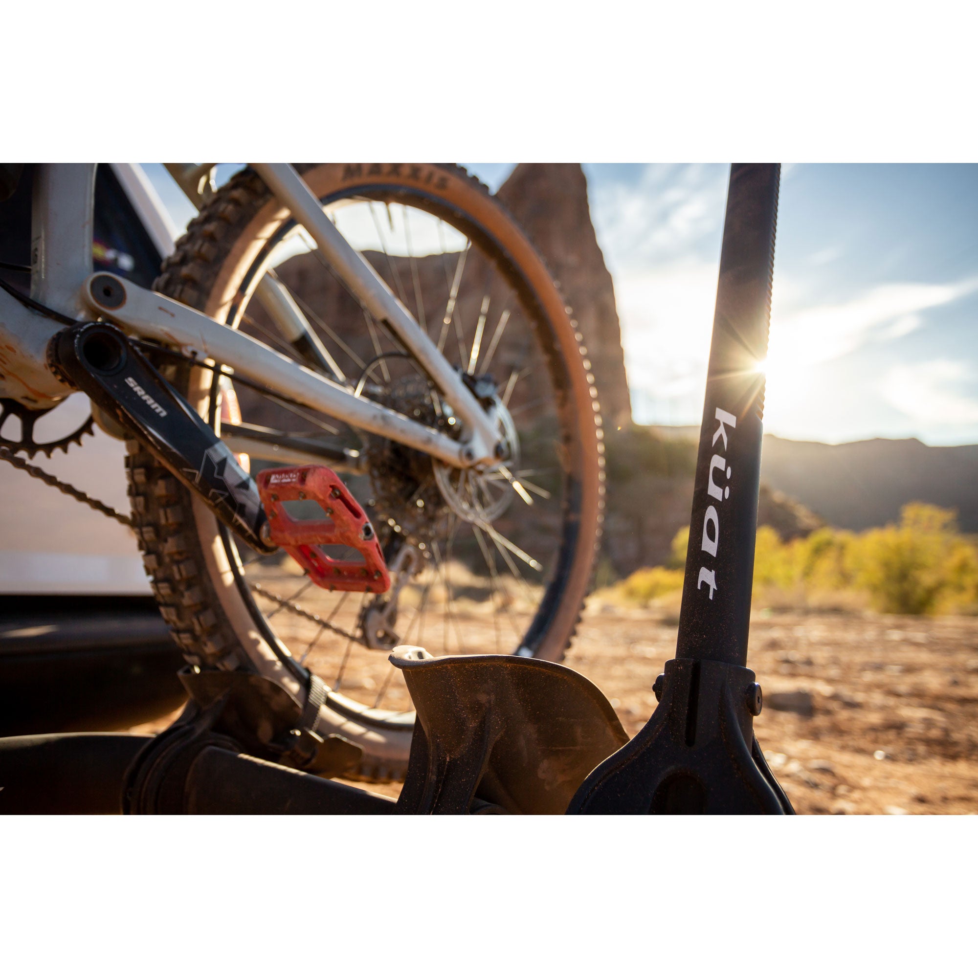 Kuat Transfer V2 1-Bike Hitch Mount Rack - Heavy Duty Bicycle Carrier for Cars, SUVs & Trucks - Perfect for Road Trips, Cycling Adventures & Outdoor Activities