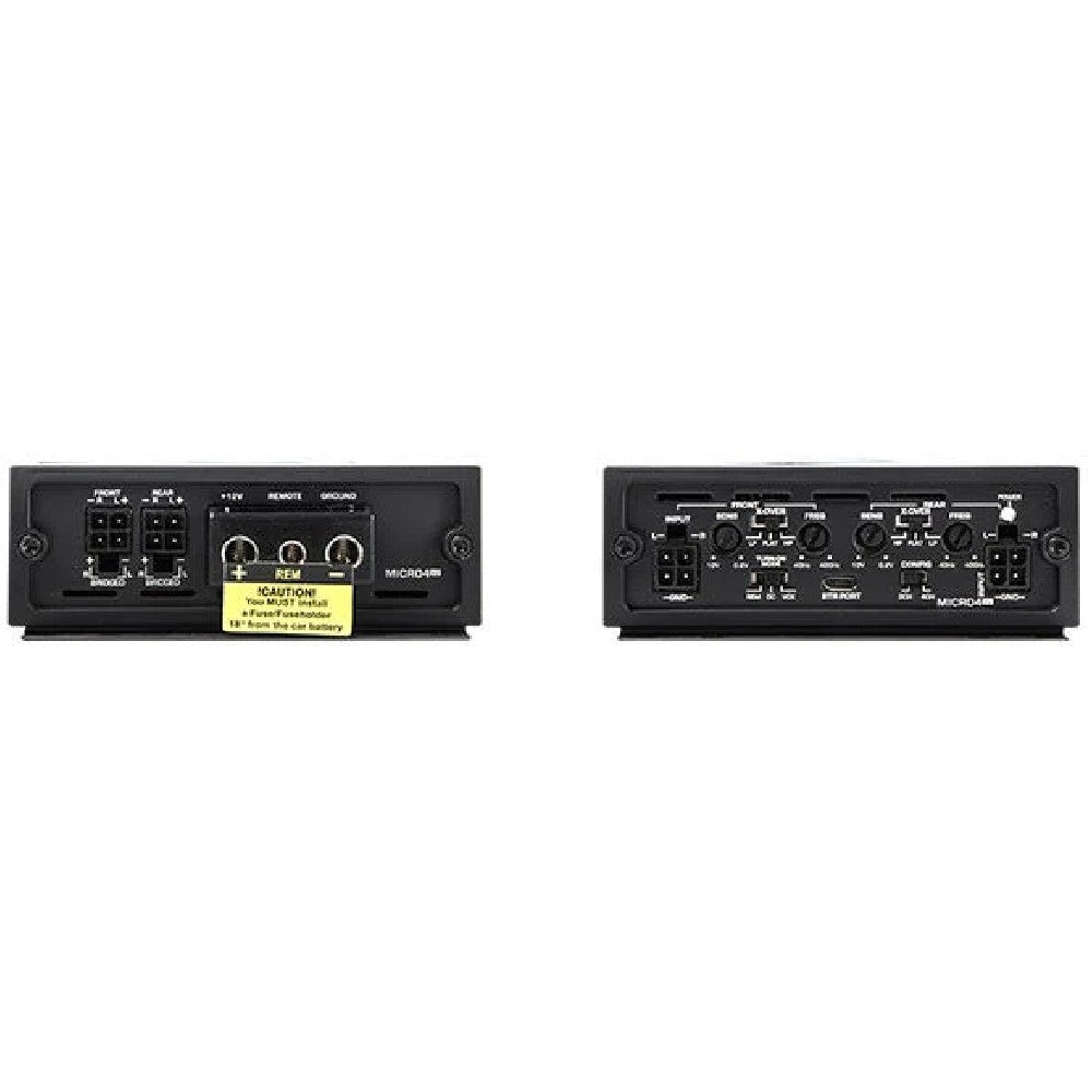 Diamond Audio MICRO4V2 600W Peak Class D 4 Channel Car Amplifier - Compact Power for Car Audio Systems, Perfect for SUVs, Trucks and Custom Car Stereo Upgrades