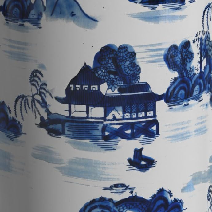 Landscape Blue/White