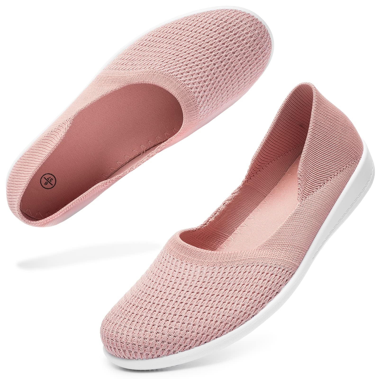 Hash Bubbie Women's Slip-On Comfortable Flats - Dress Shoes, Tennis Shoes & Casual Sneakers for Work, Nursing & Everyday Wear | Lightweight & Supportive for All-Day Comfort
