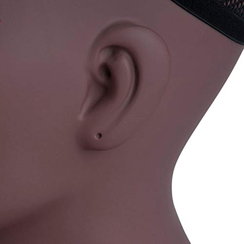 Realistic PVC Female Mannequin Head with Wig - Fashion Display Stand for Jewelry, Hats, Glasses & Headphones | Perfect for Boutiques, Salons & Retail Stores