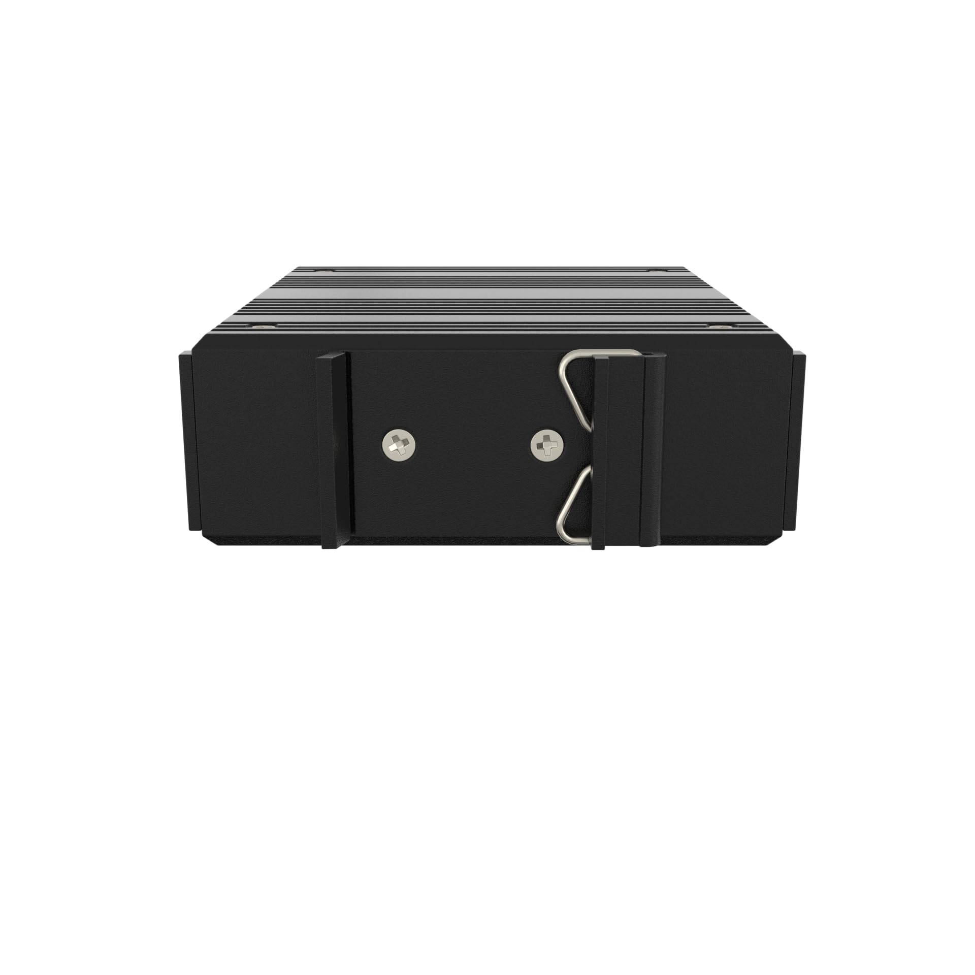 10G SFP+ to SFP+ Fiber Media Converter - DIN Rail Mount - Extended Temperature Range (-40°C to 75°C) - 10G OEO 3R Transparent Repeater - Dual Open SFP+ Slots (Supports 10GB/1GB SFP Modules) - Ideal for Industrial Networks, Data Centers & Harsh Environments (Transceivers Not Included)