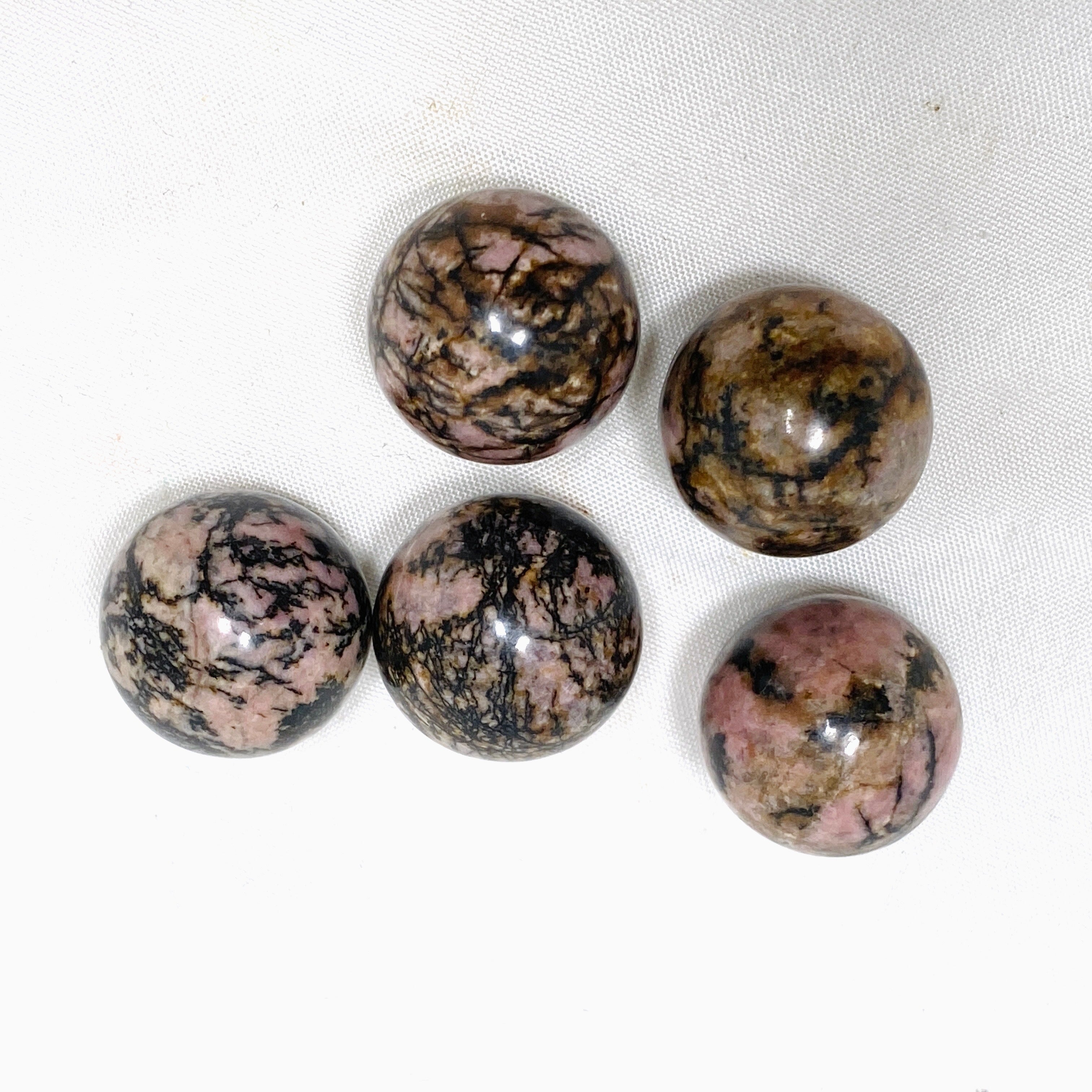 20mm-30mm Mini Spheres Assorted Gemstone Beads for Jewelry Making, DIY Crafts, and Home Decor - Natural Healing Stones for Meditation & Gifts